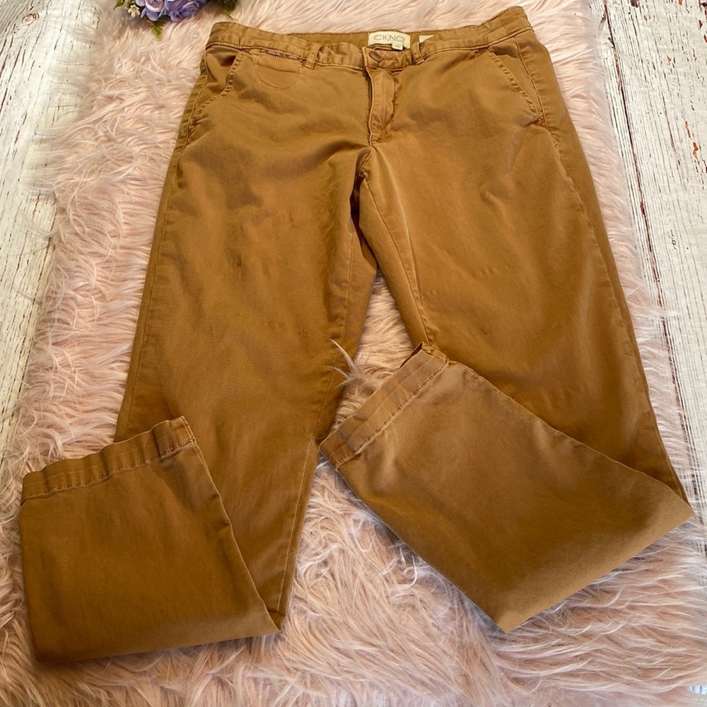 Anthropologie Chino Relaxed Fit Pants sz 28